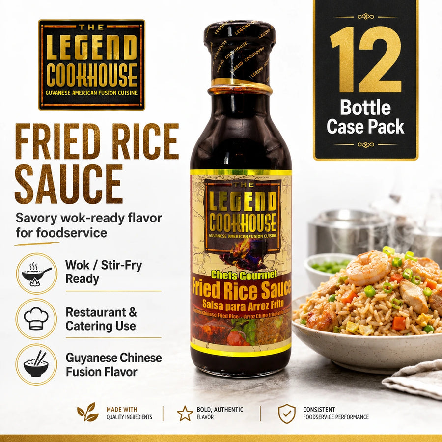 Legend Cookhouse Chef’s Gourmet Fried Rice Sauce — Case of 12