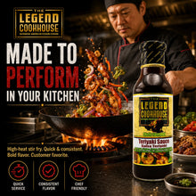 Legend Cookhouse Teriyaki Sauce for restaurant wok service stir fry noodles vegetables and commercial prep