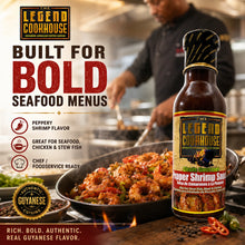 Legend Cookhouse Pepper Shrimp Sauce built for bold seafood menus in a commercial kitchen