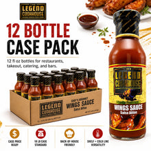 Legend Cookhouse Wings Sauce 12 bottle case pack for restaurants catering takeout and bars