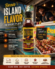 Legend Cookhouse Caribbean BBQ Sauce food truck foodservice application image
