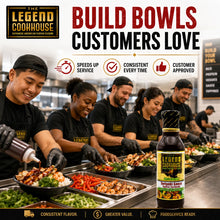 Legend Cookhouse Teriyaki Sauce for fast casual rice bowls bowl lines and repeatable restaurant prep