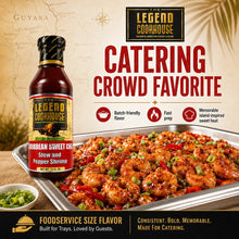 Legend Cookhouse Caribbean Sweet Chili Sauce catering crowd favorite for pepper shrimp trays and foodservice-size flavor