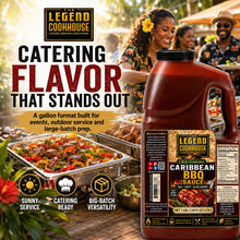 Legend Cookhouse Caribbean BBQ Sauce 1 gallon for catering events and large-batch prep