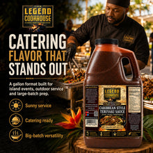 Legend Cookhouse Caribbean Style Teriyaki Sauce 1 gallon jug for catering outdoor service and large-batch prep
