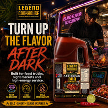 Legend Cookhouse Caribbean BBQ Sauce 1 gallon for food trucks night markets and high-energy service