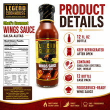 Legend Cookhouse Wings Sauce for wings tenders sandwiches dips and finishing sauces