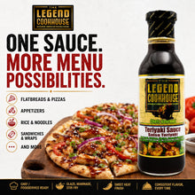 Legend Cookhouse Teriyaki Sauce menu possibilities for restaurants with rice noodles flatbreads wraps and appetizers