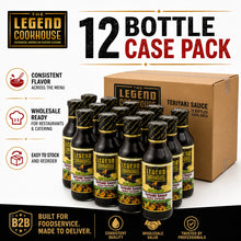 Legend Cookhouse Teriyaki Sauce 12 bottle case pack wholesale support image for foodservice purchasing