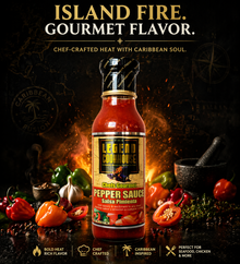 Legend Cookhouse Caribbean Hot Pepper Sauce, 8 fl oz Bottles, 12-Pack Case
