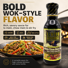 Legend Cookhouse Lo Mein / Chow Mein Sauce 12 bottle B2B bulk case-pack image