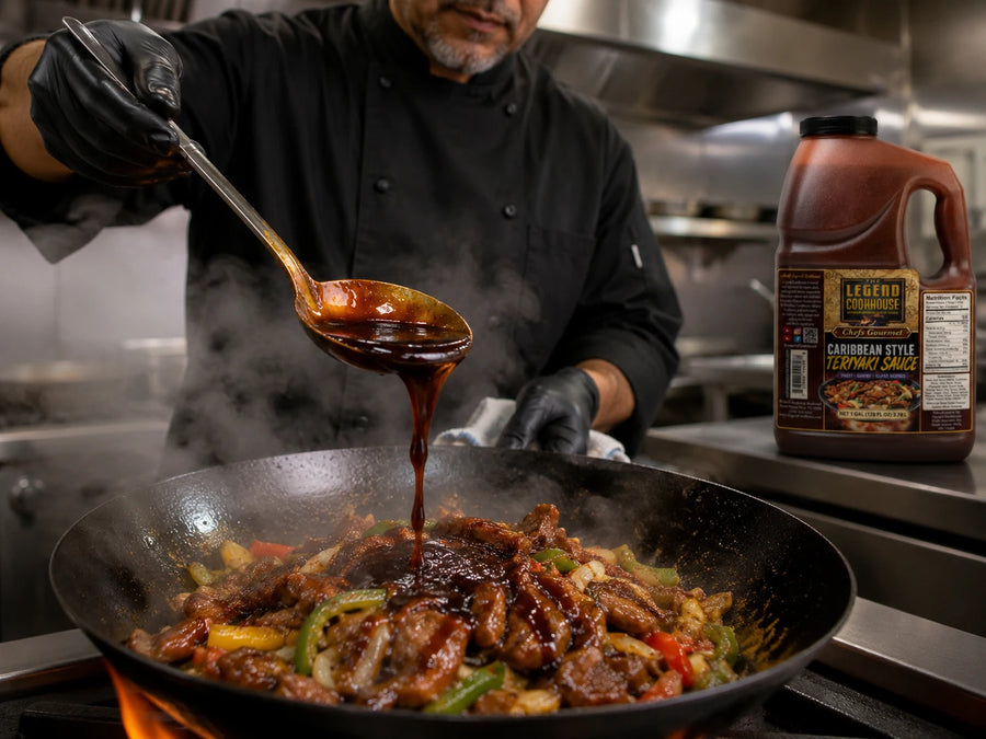 Caribbean Teriyaki Beef & Vegetable Stir-Fry for City Foodservice Menus