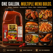 Versatility-driven marketing image showing the sauce as a fit for multiple dishes and foodservice applications.