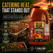 Catering and buffet service application image built around bulk-format usage and bold spicy flavor delivery.