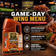 Legend Cookhouse Caribbean Hot Wings Sauce for game-day wings, sports bars, shareables and repeat wing orders
