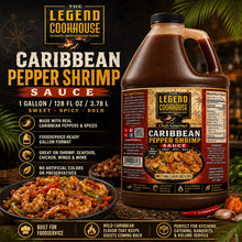 Legend Cookhouse Caribbean Pepper Shrimp Sauce 1 Gallon / 128 fl oz / 3.78 L main product overview for restaurants, caterers, food trucks and foodservice buyers