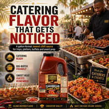 Legend Cookhouse Caribbean Sweet Chili Sauce for catering trays, platters, buffets, event prep and high-volume service