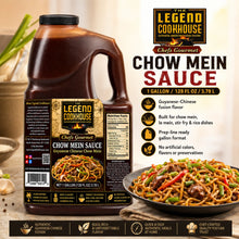 Legend Cookhouse Chow Mein Sauce one gallon jug with Guyanese-Chinese fusion flavor for restaurants, caterers, food trucks and takeout kitchens