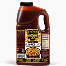 Legend Cookhouse Fried Rice Sauce one gallon jug for Guyanese Chinese fried rice, restaurants, caterers and foodservice buyers