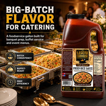 Legend Cookhouse Fried Rice Sauce for catering trays, buffet service, banquet prep and big-batch fried rice