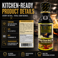 Legend Cookhouse Lo Mein / Chow Mein Sauce back bottle label and product information image